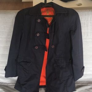 I sell a blue jacket.